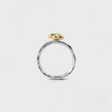 Ringo Flower Sigill Silver & Gold Ring