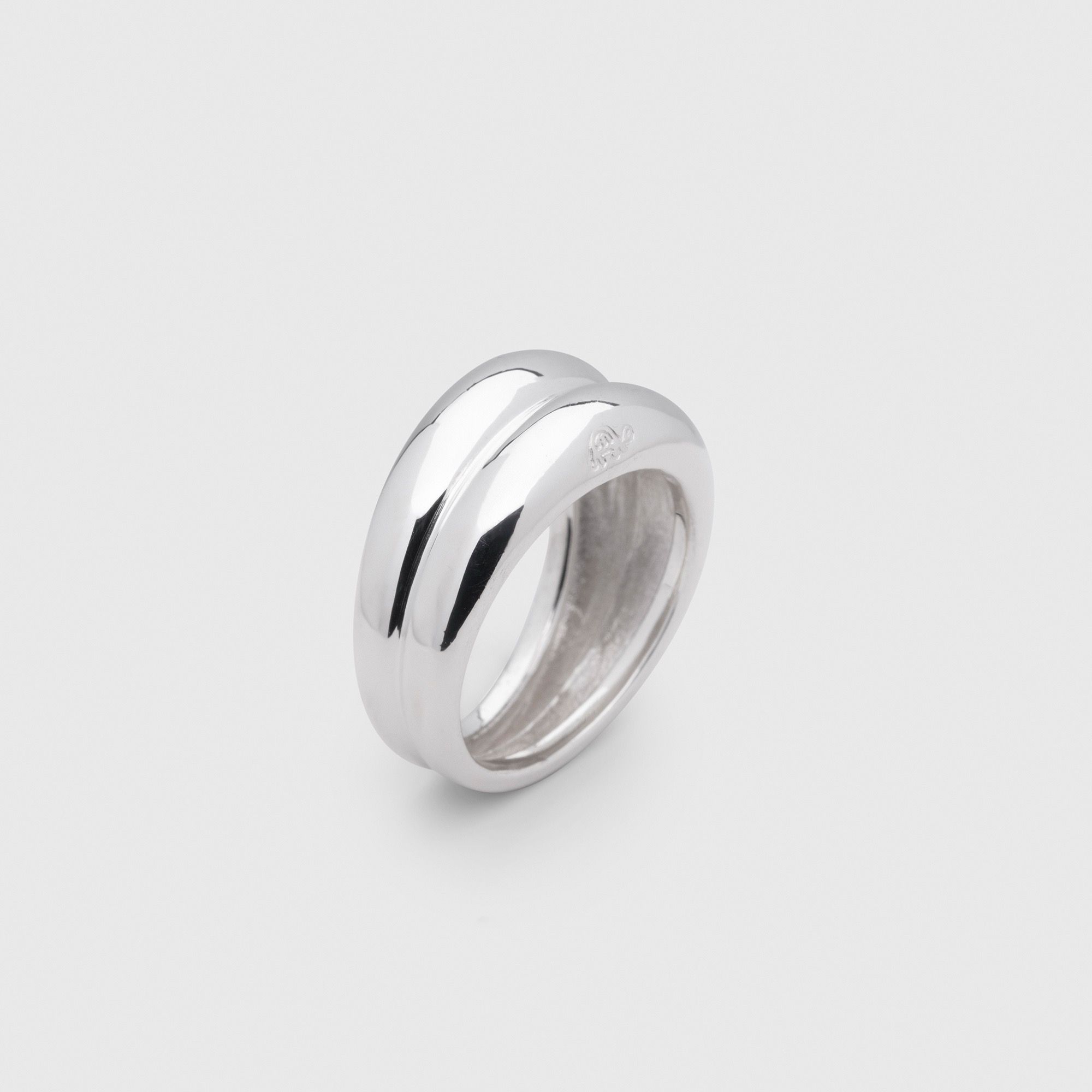 Nubo 12mm Silver Ring