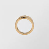 Waves Ocean 18K Gold Ring w. 1.05ct Diamond