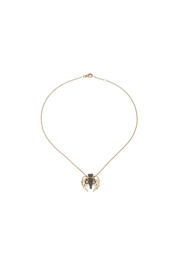 Avispa 18K Gold Necklace w. Diamond