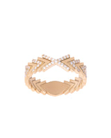 Arrows 18K Gold, Whitegold or Rosegold Ring w. Diamonds