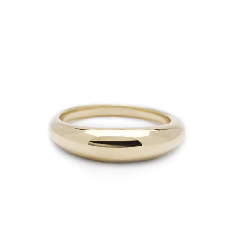 Reflection Goldring aus 18K Weißgold oder Rosegold 