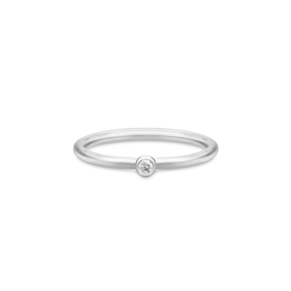 Finesse Clear Silver Ring w. Zirconia