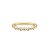 Grace Clear Gold Plated Ring w. Zirconia