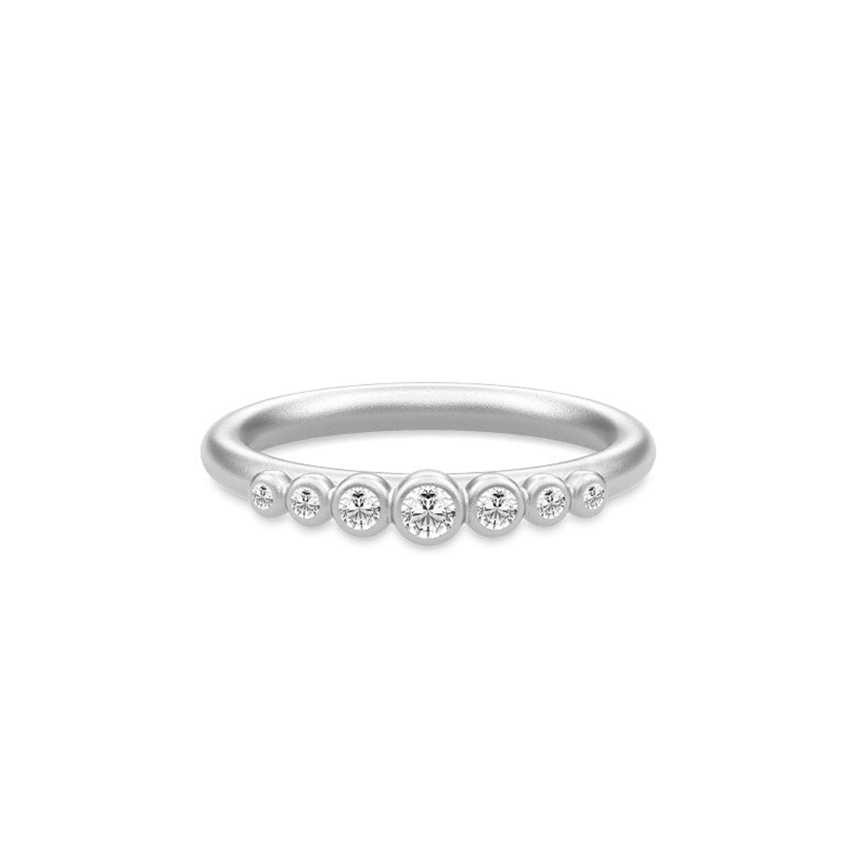 Grace Clear Silver Ring w. Zirconia