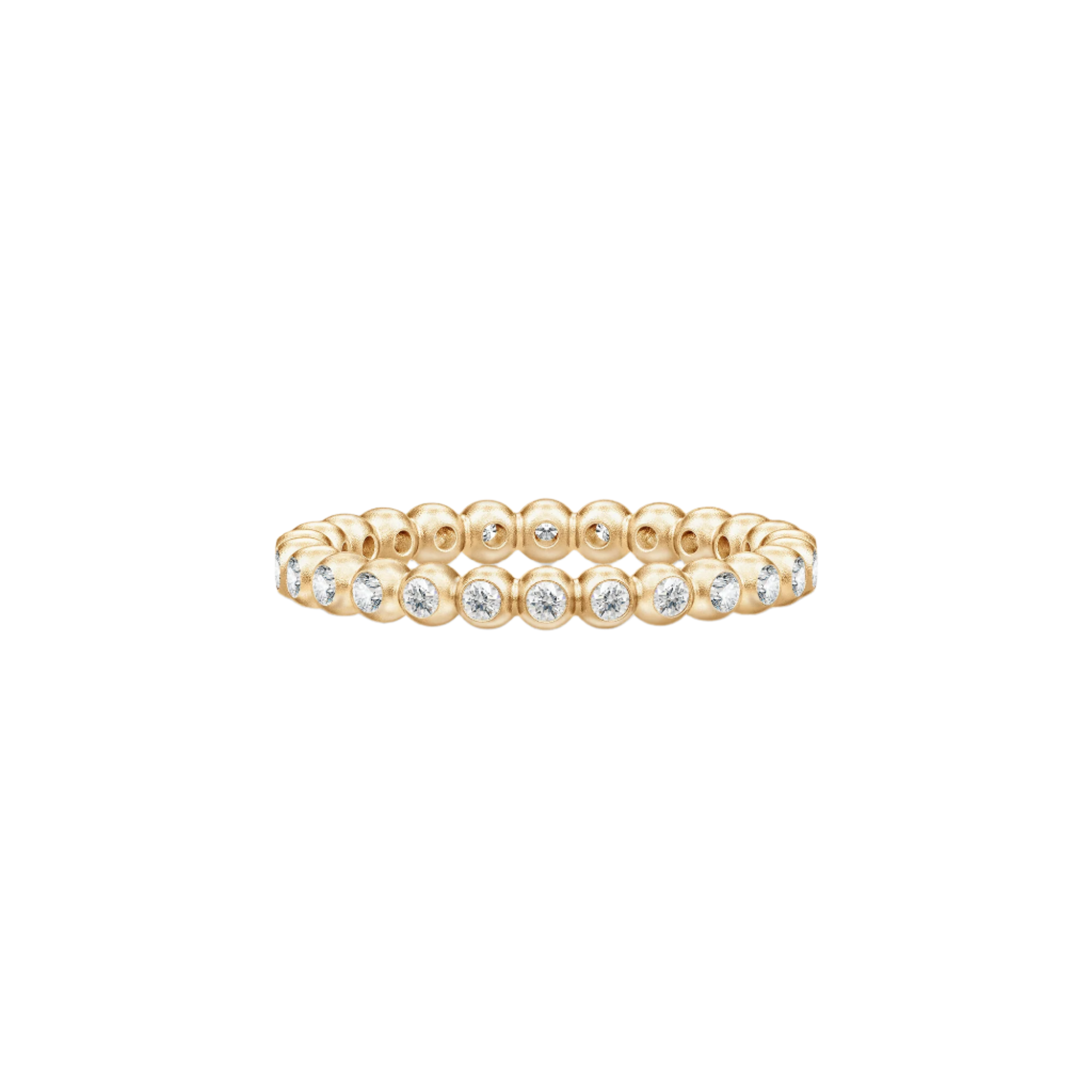Gracious Clear Gold Plated Ring w. Zirconia