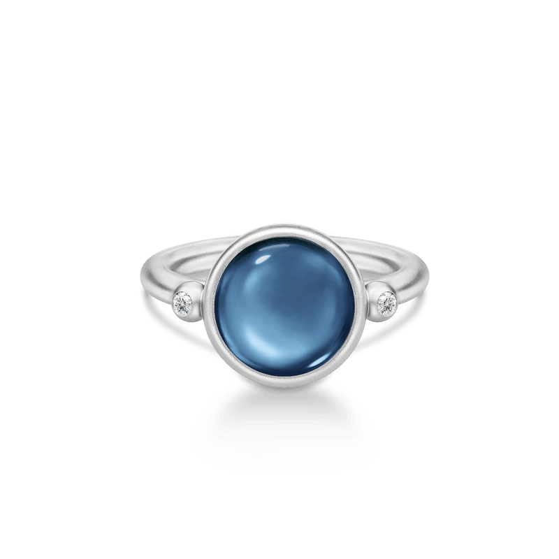 Prime Silver Ring w. Blue Sapphire