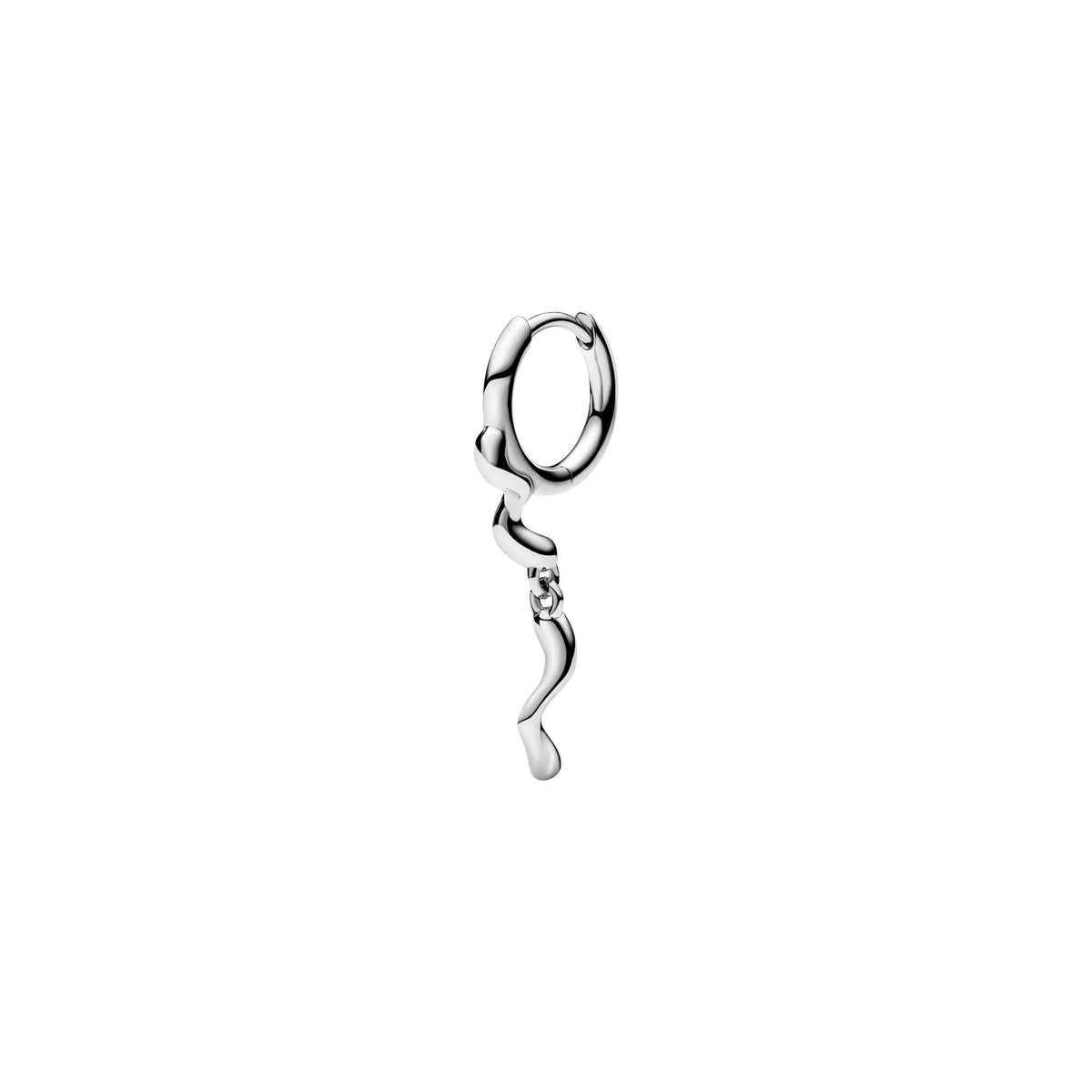 Ramen Chu Silver Huggie