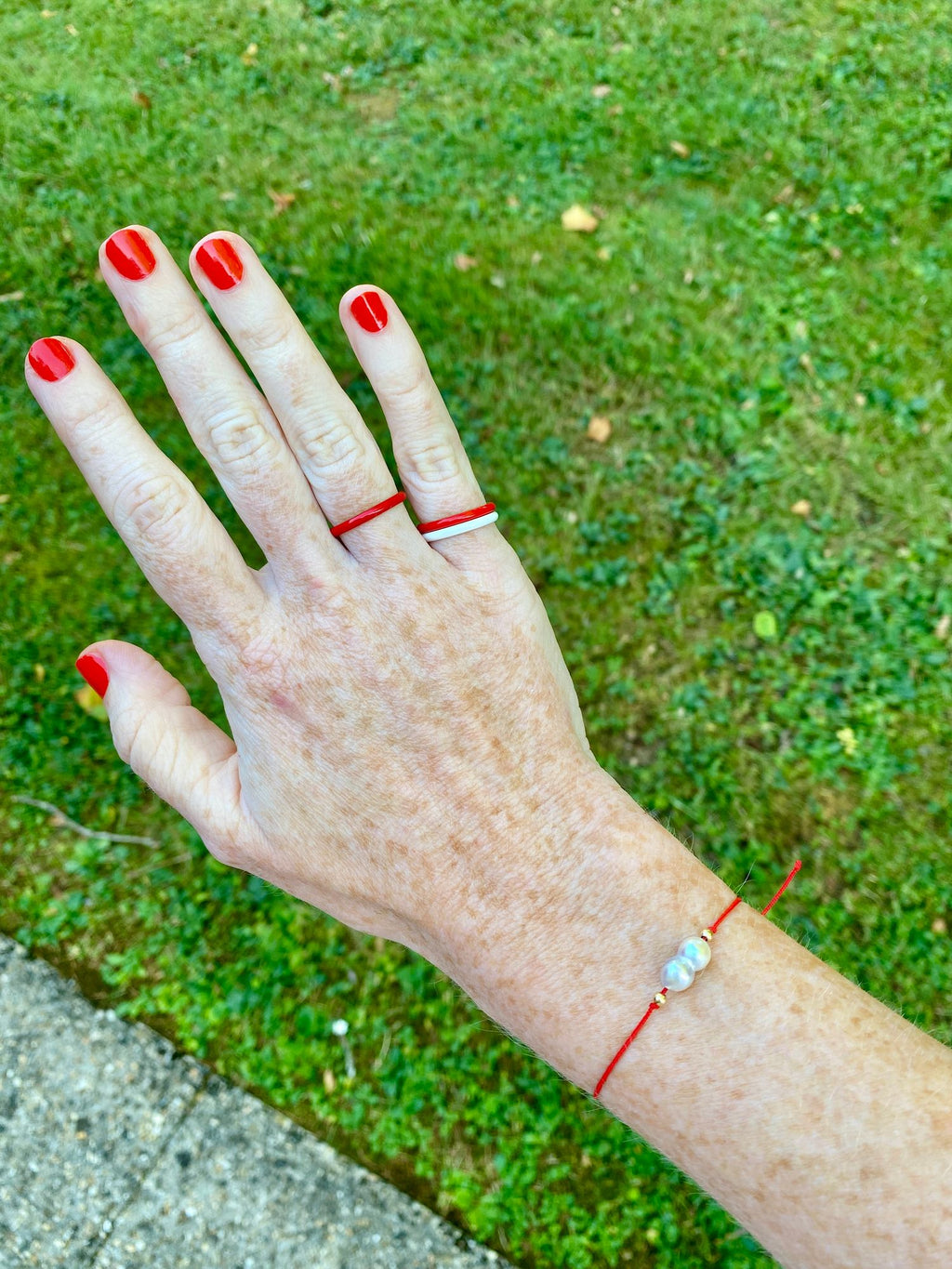 Red Energy 18K Gold Ring