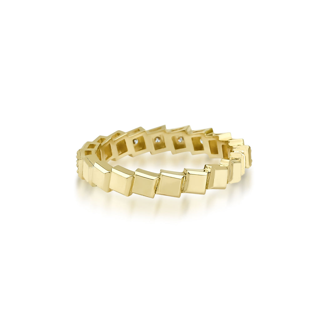 Rhea 18K Gold Ring w. Diamonds