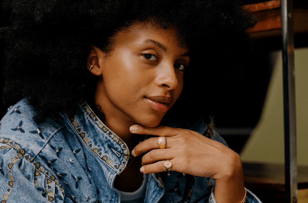 IX Rustic Gold Plated Ear Cuff