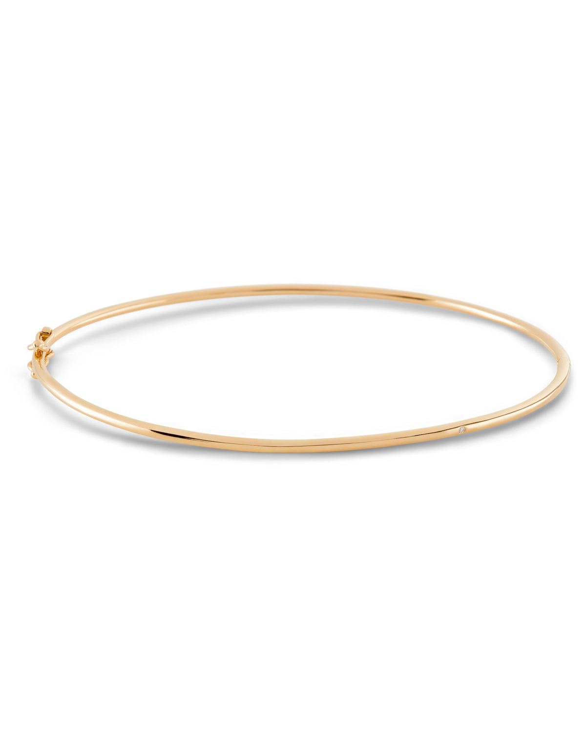 Raw Armreif aus 18K Gold I Diamant