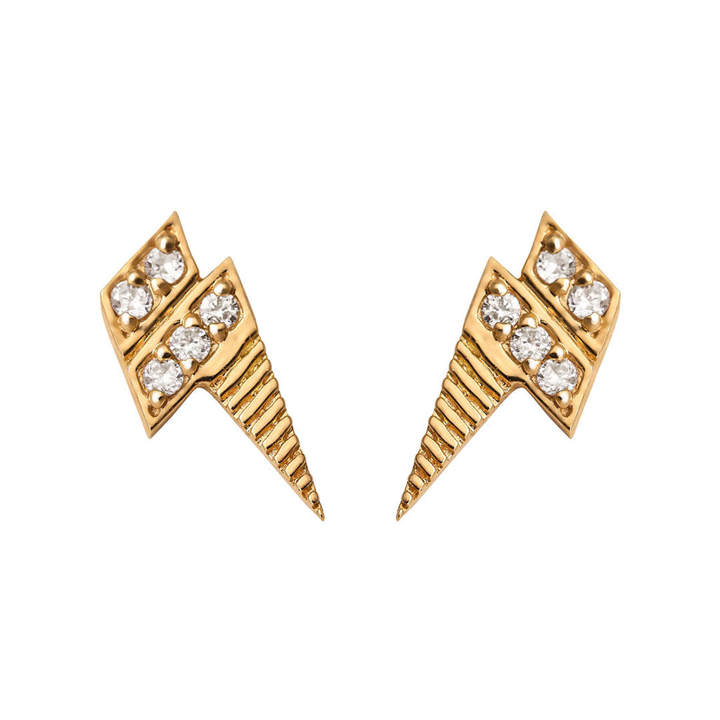 Roaring Thunder Ohrstecker aus 18K Gold mit Diamant