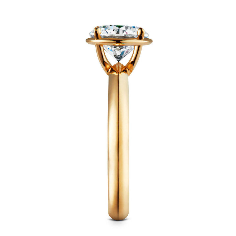 No 1 Solitaire-Goldring aus 18K I Diamant