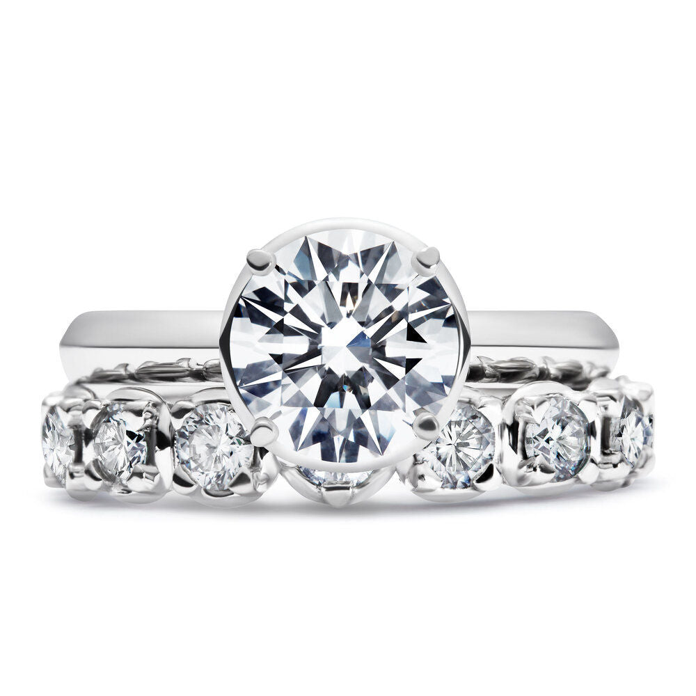 No 1 Solitaire 18K White Gold Ring w. Diamond