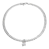 Roppongi Cider Silver Necklace w. Zirconia