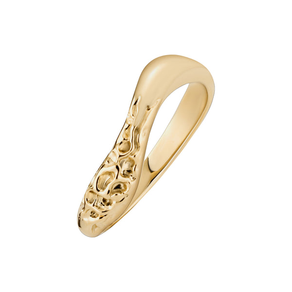 Silken Gold Plated Ring