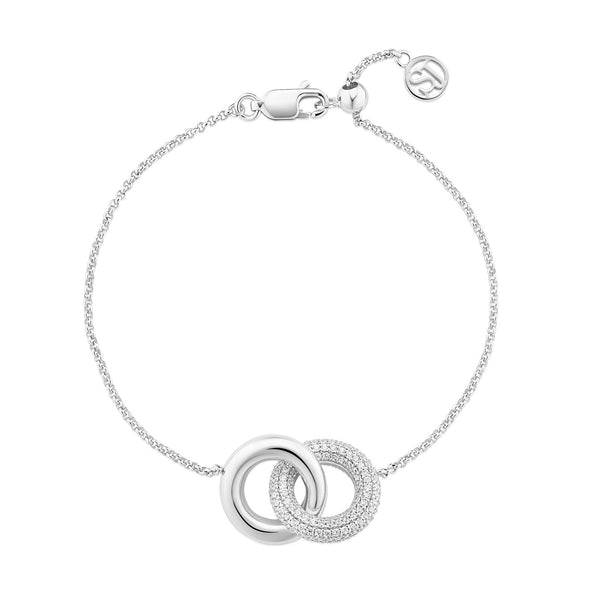 Carrara Silver Bracelet w. Zirconia