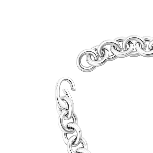 Carrara Chain Silver Bracelet