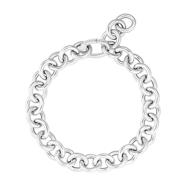 Carrara Chain Silver Bracelet