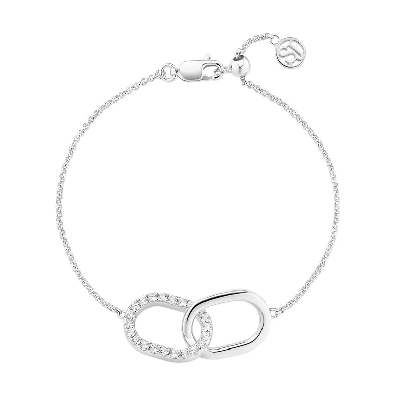 Capizzi Due Piccolo Silver Bracelet w. Zirconia