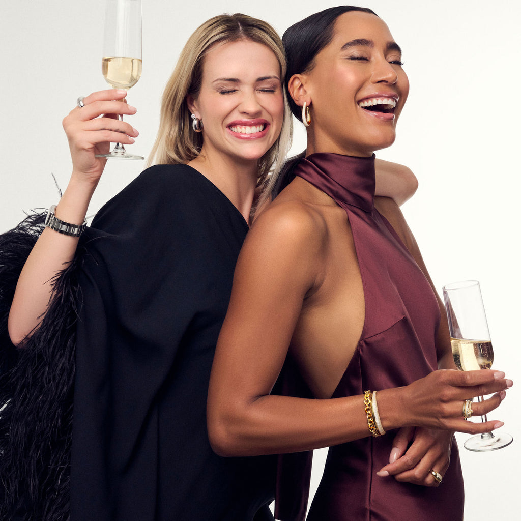 Goccia piccolo Silberohrringe w. Zirkonia