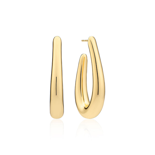 Goccia Pianura Piccolo Gold Plated Earrings