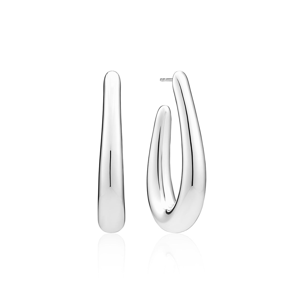 Goccia Pianura Piccolo Silver Earrings