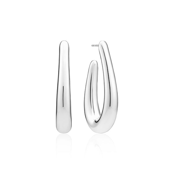 Goccia Pianura Piccolo Silver Earrings