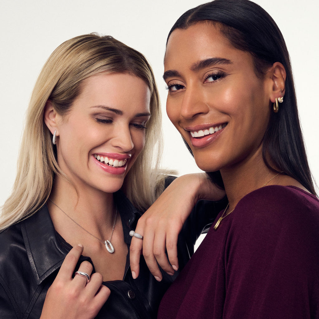 Goccia Parvus Silver Earrings w. Zirconia