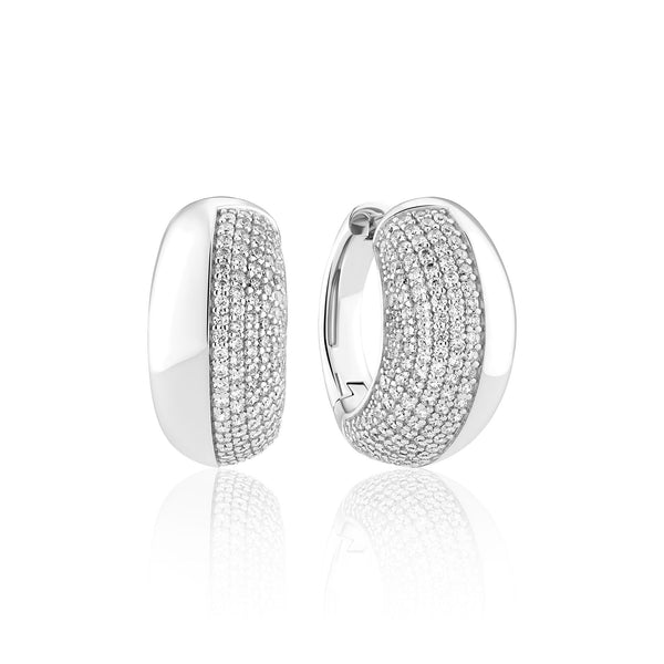 Fasano Piccolo Silver Earrings w. Zirconia