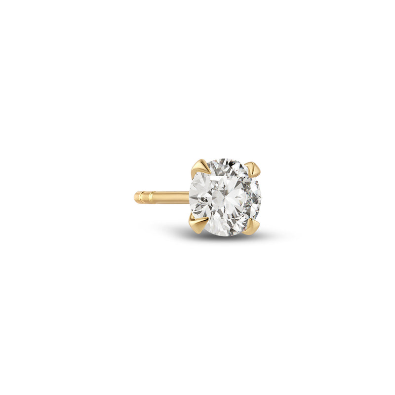 Venice Medio 14K Gold Stud w. Lab-Grown Diamond