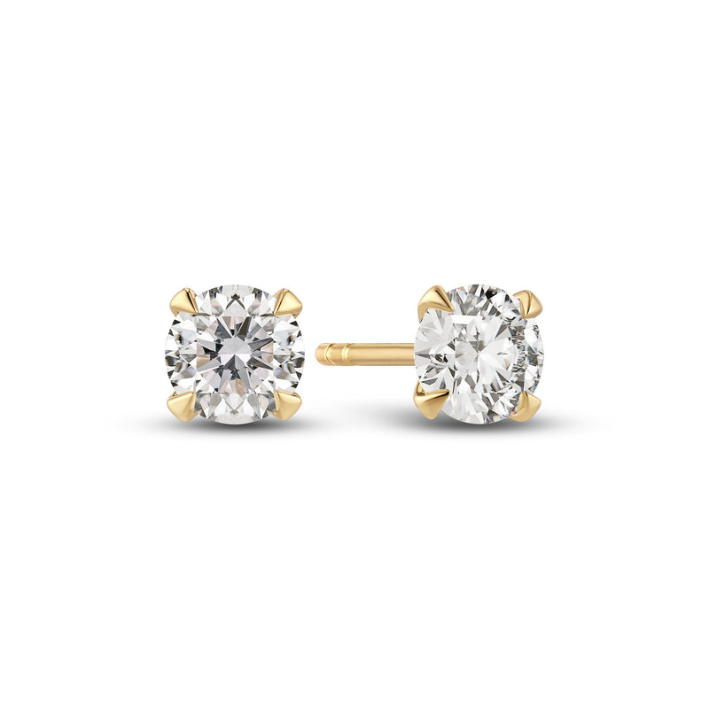 Venice Medio 14K Gold Stud w. Lab-Grown Diamond