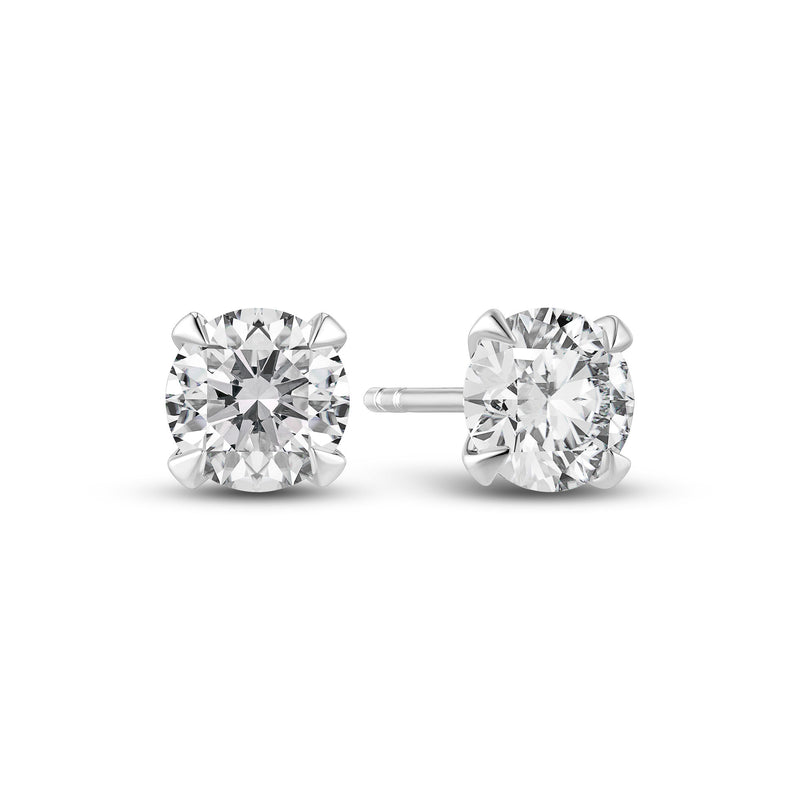 Venice Grande 14K Whitegold Stud w. Lab-Grown Diamond