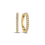 Alba Medio 14K Gold Hoop w. Lab-Grown Diamonds