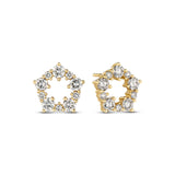 Brina 14K Gold Earrings w. Lab-Grown Diamonds