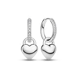 Julia Creolo Silver Earrings w. Zirconia