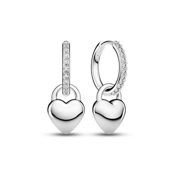 Julia Creolo Silver Earrings w. Zirconia