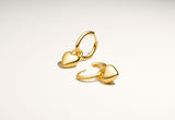 Julia Creolo Gold Plated Earrings