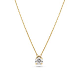 Venice 14K Gold Necklace w. Lab-Grown Diamond