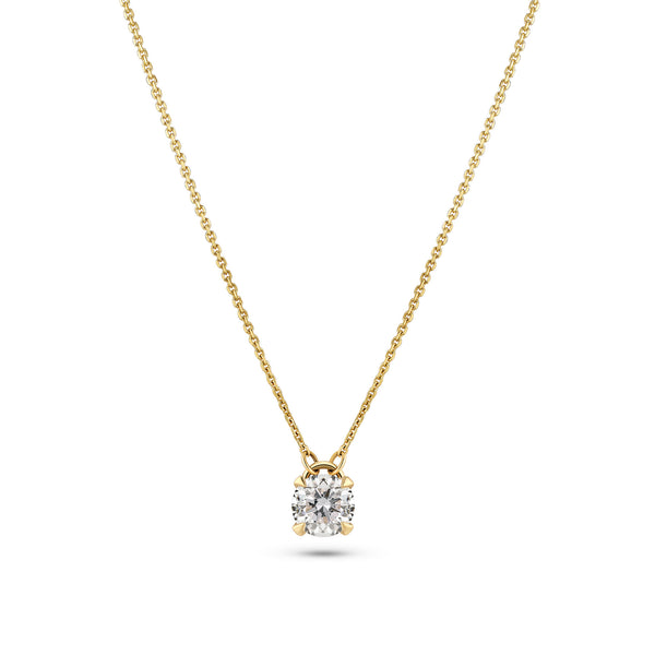 Venice 14K Gold Necklace w. Lab-Grown Diamond