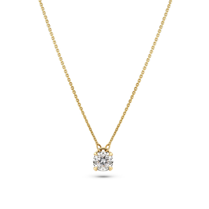 Venice 14K Gold Necklace w. Lab-Grown Diamond