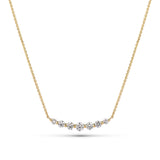 Tiara Grande 14K Gold Necklace w. Lab-Grown Diamonds