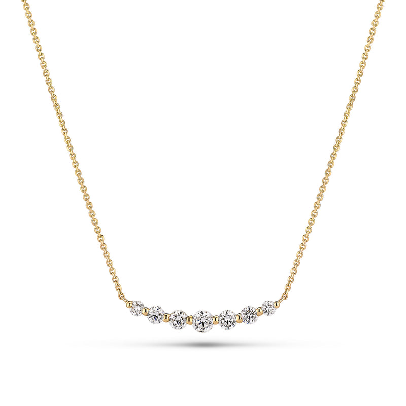 Tiara Grande 14K Gold Necklace w. Lab-Grown Diamonds