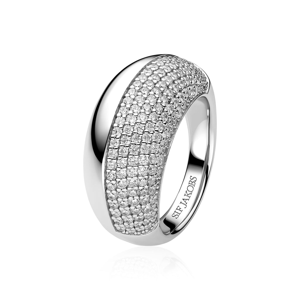 Fasano Silver Ring w. Zirconia