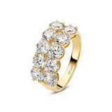 Ariccia 14K Gold Ring w. Lab-Grown Diamonds