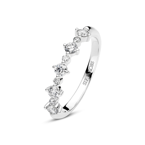 Brina 14K Whitegold Ring w. Lab-Grown Diamonds