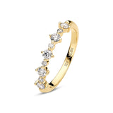 Brina 14K Gold Ring w. Lab-Grown Diamonds