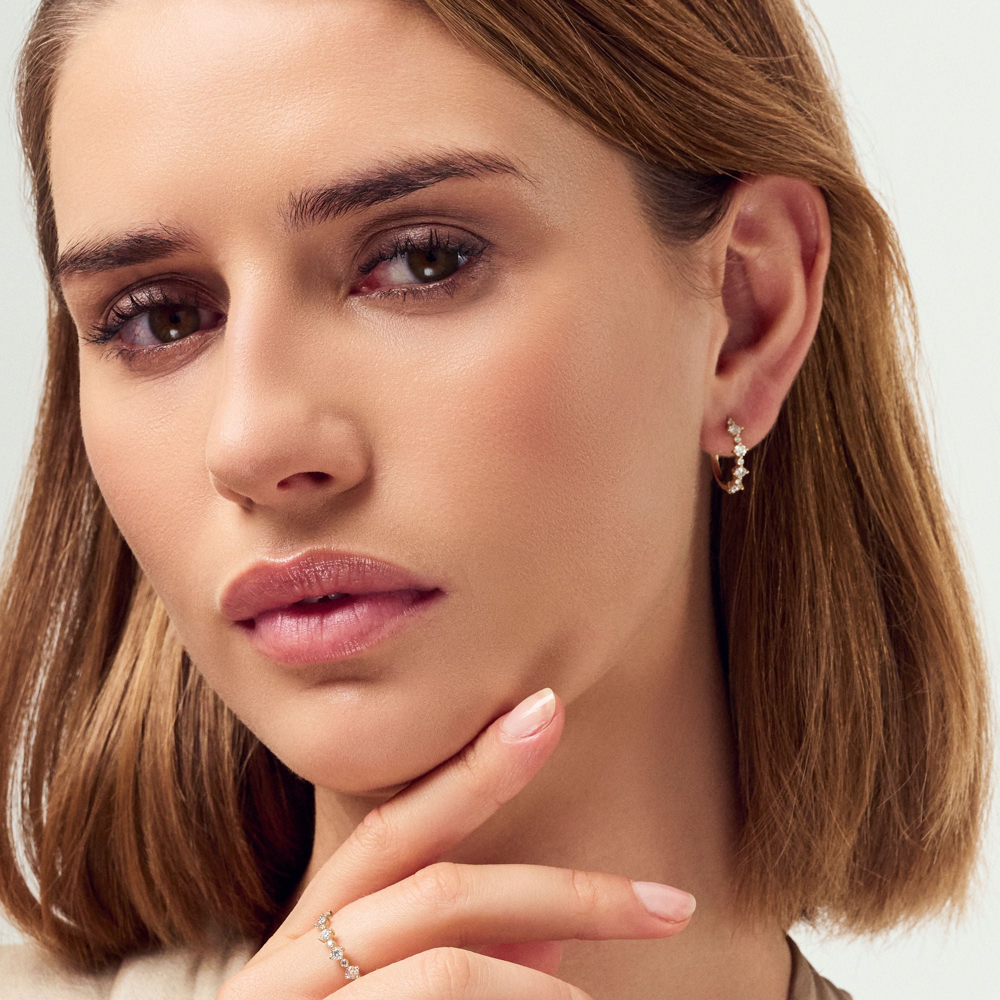 Brina 14K Guld Ring m. Lab-Grown Diamanter
