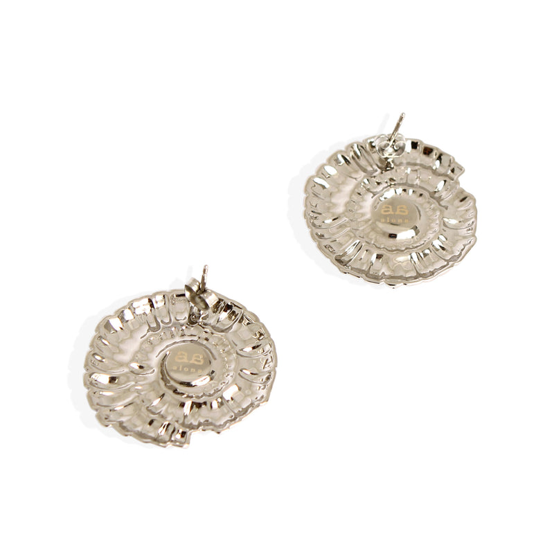 Galia Silver Earrings w. Zirconia